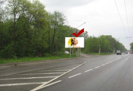 Фото рекламной плоскости по адресу вул. Зелена, виїзд з міста