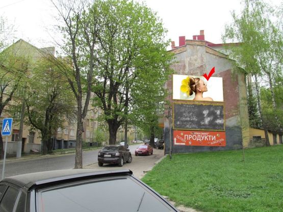 Фото рекламной плоскости по адресу вул.Зелена 78-вул.Водогінна-вул.О.Басараб, верхній
