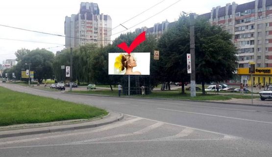 Фото рекламной плоскости по адресу пр. Чорновола, 101