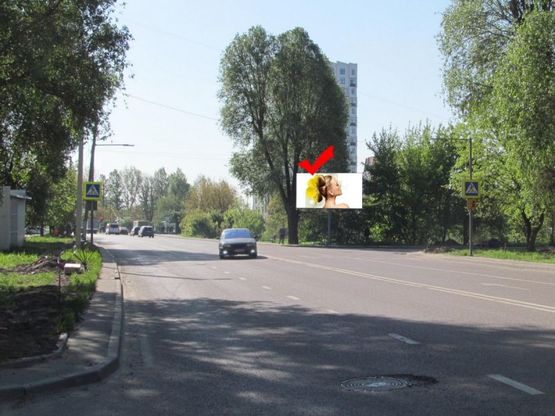 Фото рекламной плоскости по адресу вул.Шевченка 374, біля ТЦ ВАМ, Сільпо