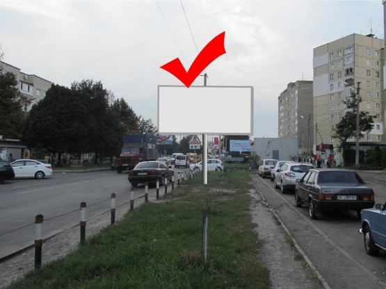 Фото рекламной плоскости по адресу вул.Грінченка, 1