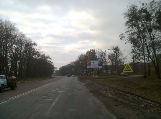 Фото рекламной плоскости по адресу Житомир. Обласна дитяча лікарня. В'їзд в Житомир зі ст.Вінниці ст.А