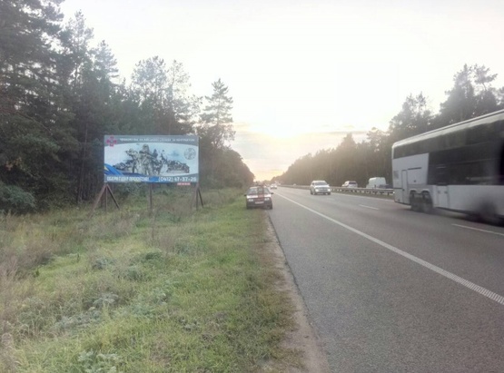 Фото рекламной плоскости по адресу Траса Житомир-Київ. Перед КПП Кочерів, напрямок з Києва на Житомир, ст.Б