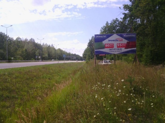 Фото рекламної площини за адресою Траса Житомир-Новоград-Волинський. Давидівський масив, напрямок з Житомира на Новоград,Рівне, ст.А