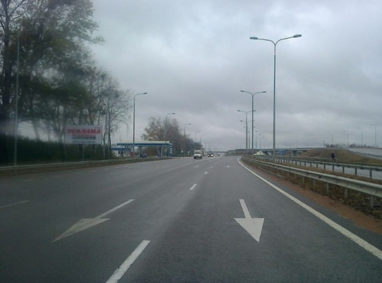 Фото рекламної площини за адресою Траса Житомир-Київ. Перед заправкою  WOG, напрямок з Києва на Житомир, ст.Б