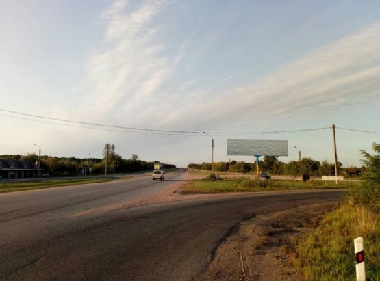 Фото рекламної площини за адресою Траса Житомир-Вінниця. Розвилка перед Бердичевом. Напрямок на Житомир ст.А