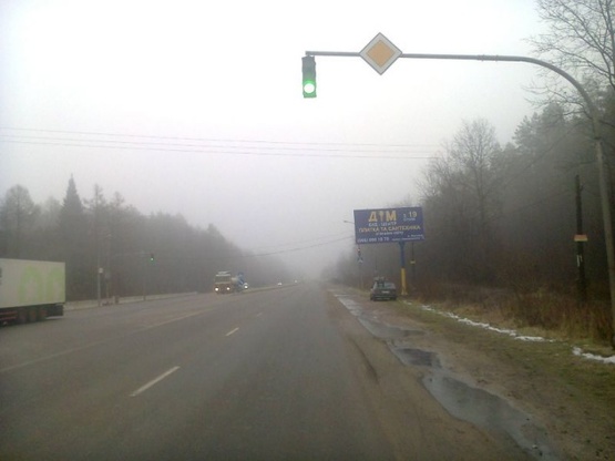 Фото рекламной плоскости по адресу Траса Житомир-Новоград с.Довжик, в'їзд в Житомир зі сторони Рівного,Новограду, ст.А