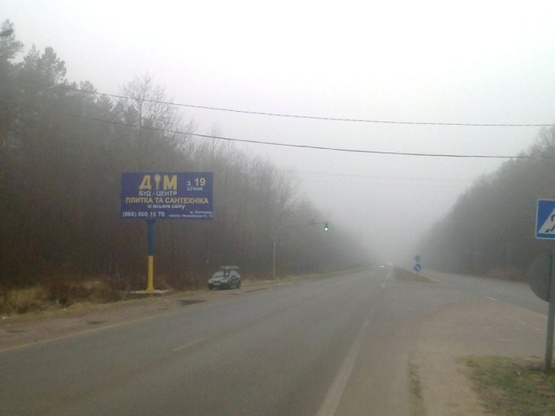 Фото рекламної площини за адресою Траса Житомир-Новоград с.Довжик, виїзд з Житомира в сторону Новограду,Рівного, ст.Б