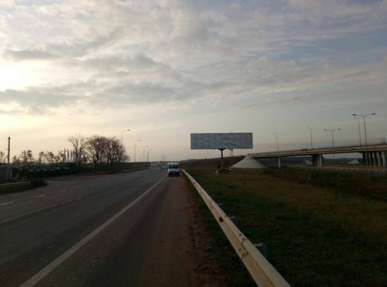 Фото рекламної площини за адресою Розвилка в с.Глибочиця № 3. Напрямок на Житомир ст.Б