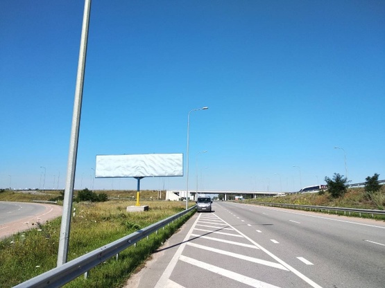 Фото рекламної площини за адресою Розвилка в с.Глибочиця № 4. Напрямок на Житомир ст.Б