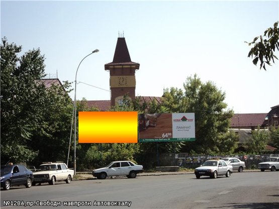 Фото рекламной плоскости по адресу просп.Свободи(навпроти Автовокзалу), напрям-пл.Кірпи