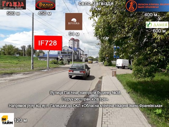 Фото рекламной плоскости по адресу Пасічна