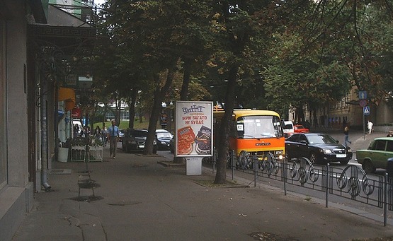Фото рекламной плоскости по адресу Вул. Велика Житомирська / Львівська Пл. ("Реприза")