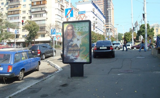 Фото рекламной плоскости по адресу Вул. Володимиро-Либідська / Вул. Червоноармійська, 114 ("Одеса")