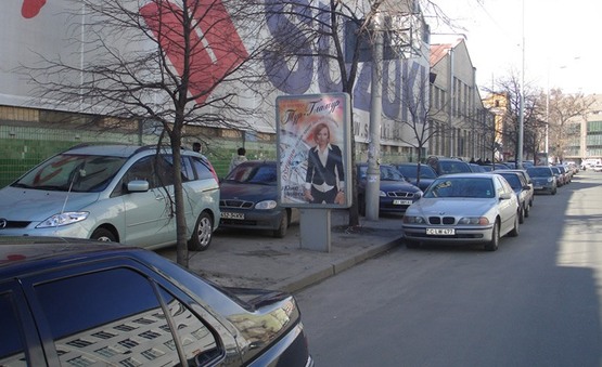Фото рекламної площини за адресою Вул. Жилянська, 87 ("ТАС - Банк")