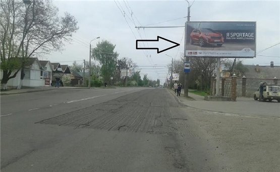 Фото рекламной плоскости по адресу вул. Ковельська, 127