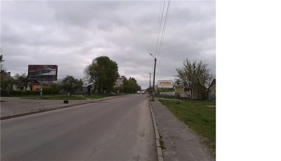 Фото рекламной плоскости по адресу м.Ковель вул. Ватутіна, 36