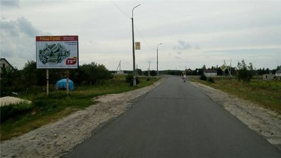 Фото рекламной плоскости по адресу смт.Любешів, центральна вулиця