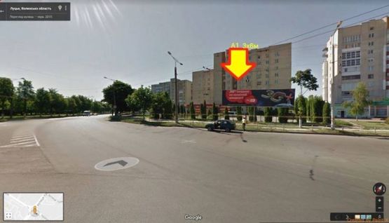 Фото рекламной плоскости по адресу пр.Відродження/пр.Соборності