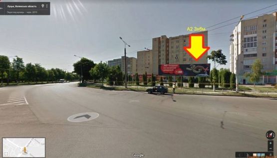 Фото рекламной плоскости по адресу пр.Відродження/пр.Соборності