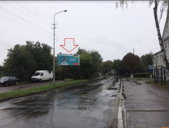 Фото рекламной плоскости по адресу вул. Шевченка,15 (супермаркет "Нова Лінія)