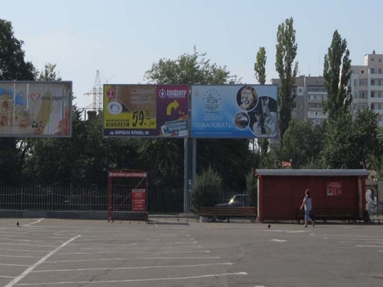 Фото рекламної площини за адресою Люстдорфская дорога - Тополева (ЛЕВЫЙ)