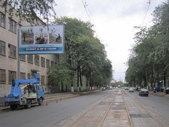 Фото рекламної площини за адресою Прохоровская, 46