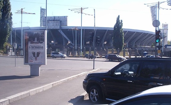 Фото рекламної площини за адресою Пл. Спортивна / Палац Спорту  ("Алазані")