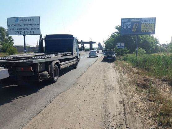 Фото рекламної площини за адресою Сухой лиман жд переезд ( правый в город) 30А