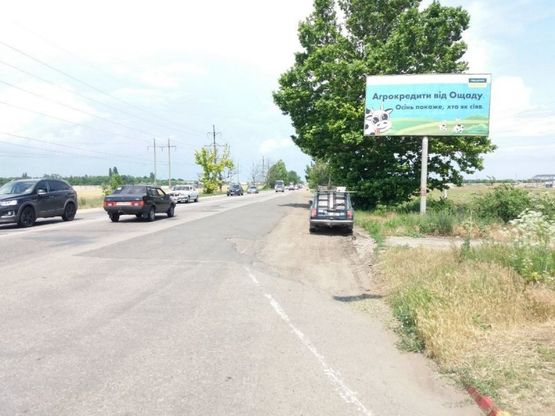Фото рекламної площини за адресою ОбЪездная- АЗС 35А