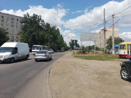 Фото рекламной плоскости по адресу Паустовского, 1а (А)