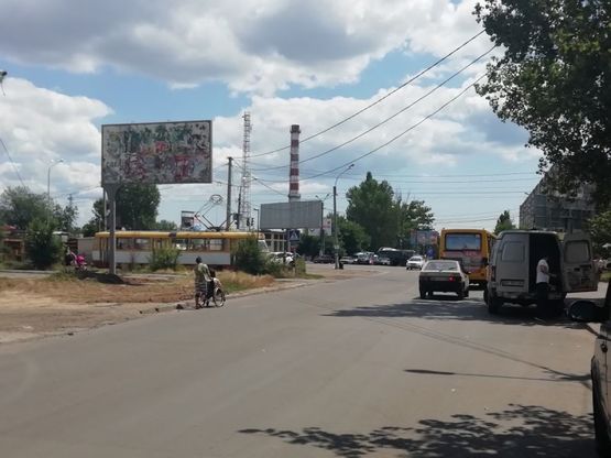 Фото рекламної площини за адресою Паустовского, 1а (Б)