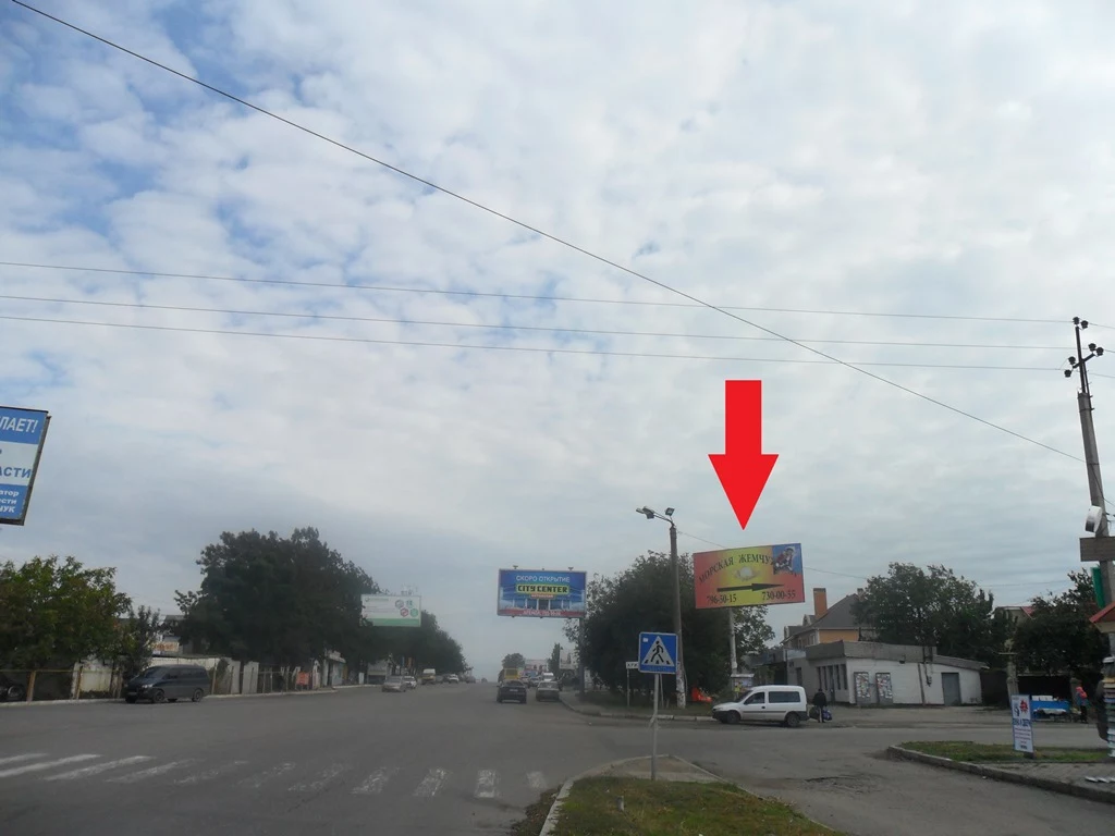 Фото рекламной плоскости по адресу ул. Южная дорога - ул. Днепропетровская дорога