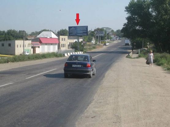 Фото рекламной плоскости по адресу поселок Великодолинское - дорога на К. Бугаз, Затоку
