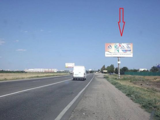 Фото рекламної площини за адресою пр-кт Глушко - Ильичевская дорога (пос. Мизикевича)