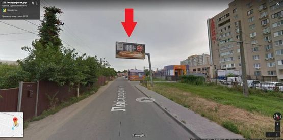 Фото рекламної площини за адресою ул. Ак. Вильямса, 59 к - ул. Люстдорфская дорога (Таврия-В, La-Trattoria)