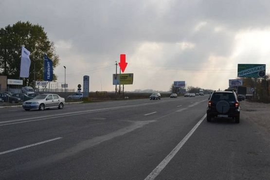 Фото рекламной плоскости по адресу Объездная дорога - 2 столба - рынок Анжелика