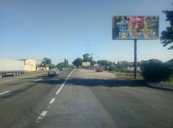 Фото рекламной плоскости по адресу Объездная дорога - пос. Авангард - 2 столба