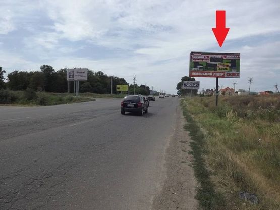 Фото рекламної площини за адресою Южная дорога - спуск Западный  - ТРЦ Ривьера, Ашан