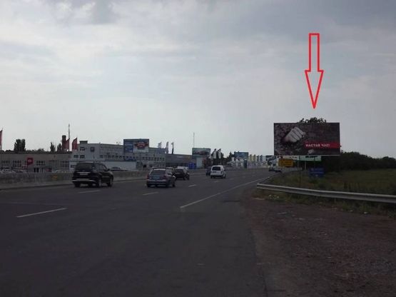 Фото рекламной плоскости по адресу Киевское шоссе, 27а - Автомобильный дом Одесса, Новая почта № 1