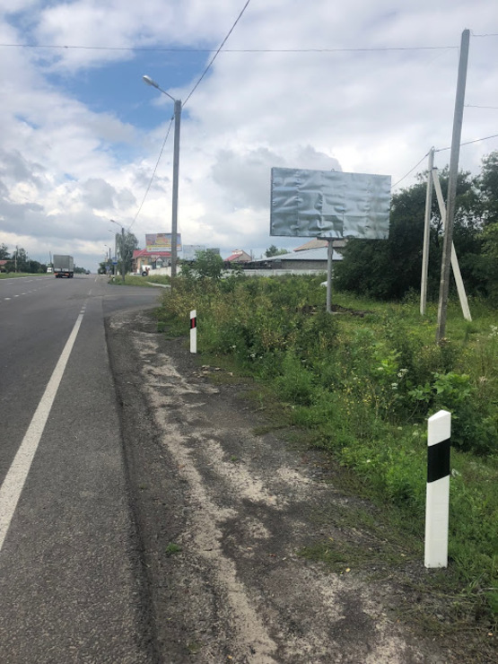 Фото рекламной плоскости по адресу с. Піддубці, Київська траса