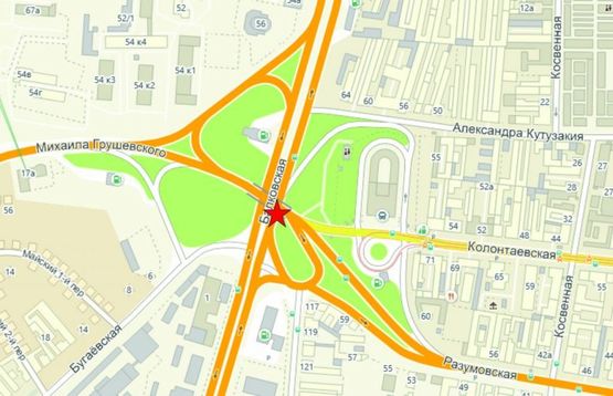 Фото рекламної площини за адресою ул. Балковская / ул. Грушевского (MEGA)1