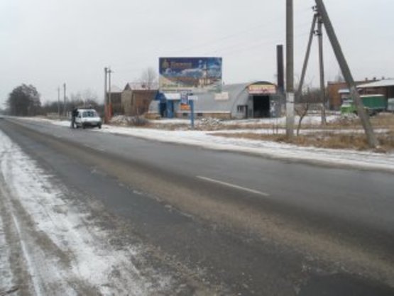 Фото рекламної площини за адресою м.Надвірна (обїзна, магазин будівельних матеріалів) ст.А