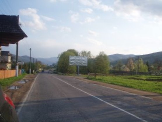 Фото рекламної площини за адресою м.Яремче (кінець Делятина) ст.А