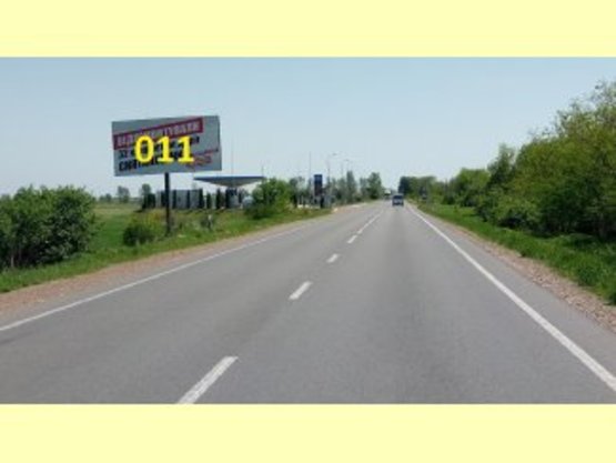 Фото рекламной плоскости по адресу Снятинський район, с.Хлібчин, вул.Жовтнева, біля АЗС "Авіас" (траса на Чернівці) траса Ів-Франк-Чернівці