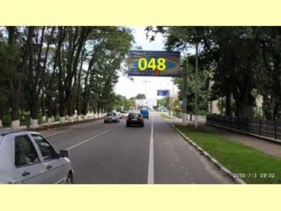 Фото рекламной плоскости по адресу Снятинський район, Снятин, вул.Шевченка, виїзд з міста (траса на Коломию)  траса Ів-Франк-Чернівці