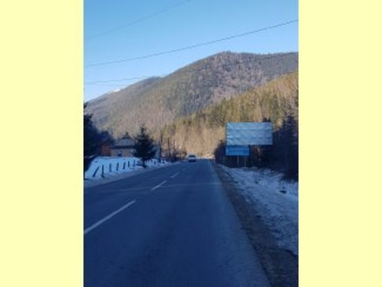 Фото рекламной плоскости по адресу вул. Незалежності.  200м від повороту в Урочище Женець