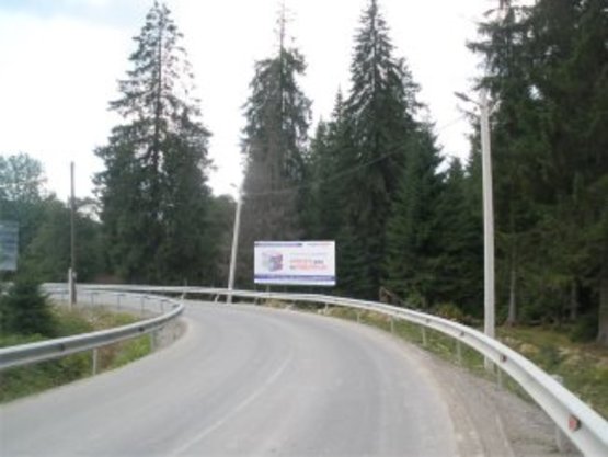 Фото рекламной плоскости по адресу перед ГК Буковель (правий)