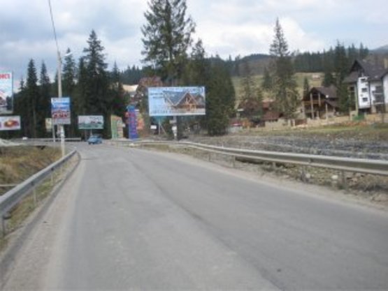 Фото рекламной плоскости по адресу ГК Буковель   350 м  (правий)