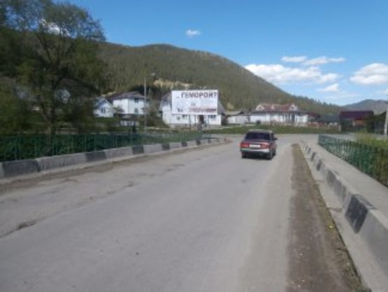 Фото рекламной плоскости по адресу м.Верховина (перед  мостом) ст.Б